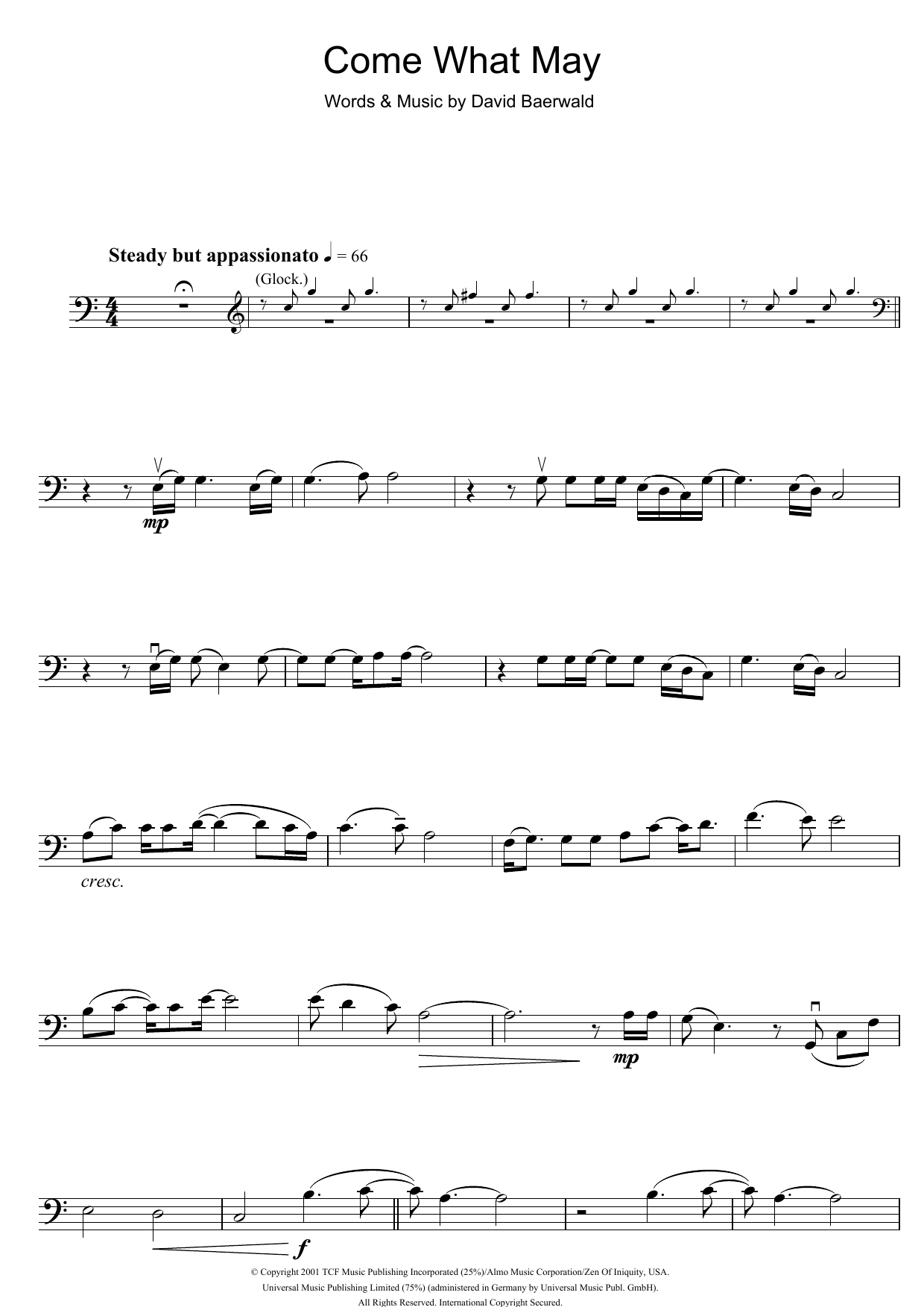 Download Nicole Kidman and Ewan McGregor Come What May (from Moulin Rouge) Sheet Music