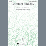 Download or print Comfort And Joy (arr. Philip Lawson) Sheet Music Printable PDF 15-page score for Winter / arranged SATBB Choir SKU: 1238233.