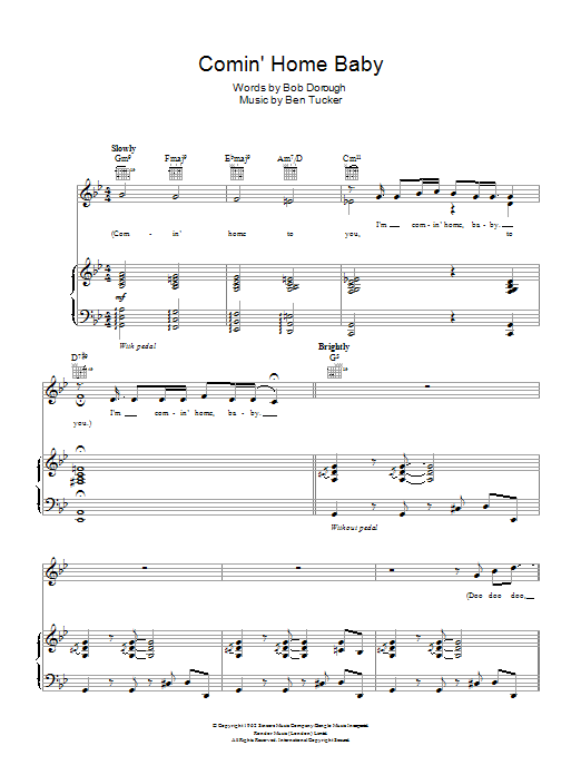 Download Michael Buble Comin' Home Baby Sheet Music