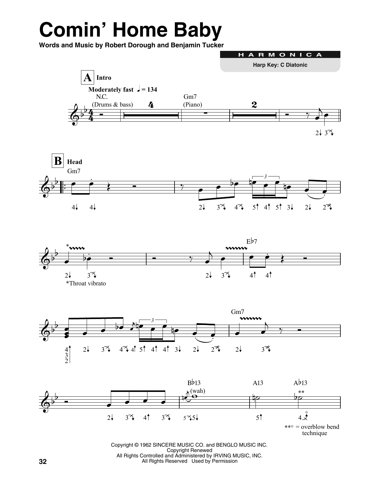 Michael Buble Comin' Home Baby sheet music notes printable PDF score