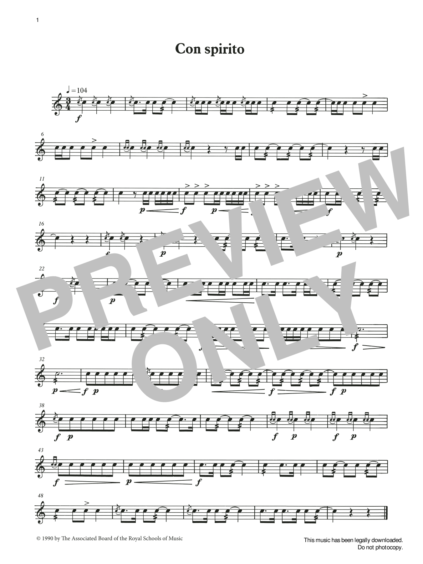 Download Ian Wright and Kevin Hathaway Con spirito from Graded Music for Snare Sheet Music