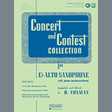 Download or print Concertante Sheet Music Printable PDF 9-page score for Classical / arranged Alto Sax and Piano SKU: 477331.