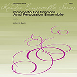 Download or print Concerto For Timpani And Percussion Ensemble - Full Score Sheet Music Printable PDF 11-page score for Concert / arranged Percussion Ensemble SKU: 368955.