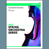 Download or print Concerto Grosso - 1st Violin Sheet Music Printable PDF 3-page score for Concert / arranged Orchestra SKU: 336750.