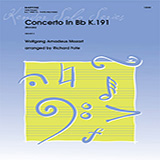 Download or print Concerto In Bb K191 (Rondo) - Piano Accompaniment Sheet Music Printable PDF 9-page score for Classical / arranged Brass Solo SKU: 381740.