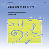 Download or print Concerto In Bb K 191 (Rondo) - Piano Accompaniment Sheet Music Printable PDF 9-page score for Classical / arranged Brass Solo SKU: 372110.