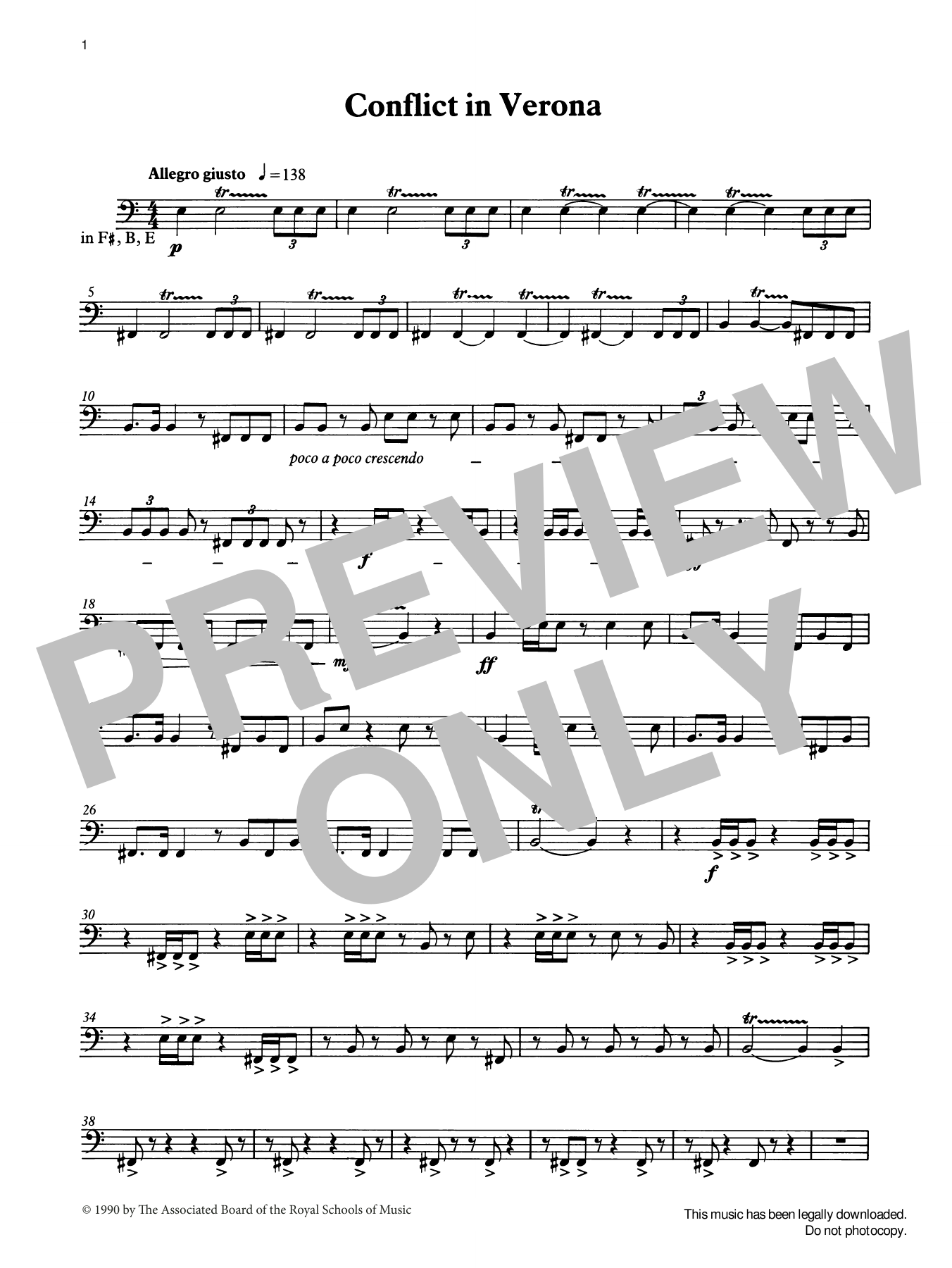 Download Ian Wright Conflict in Verona from Graded Music fo Sheet Music