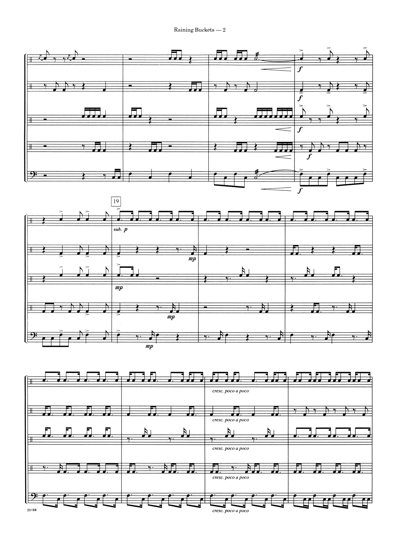 Download Murray Houllif Contest Ensembles For Intermediate Perc Sheet Music