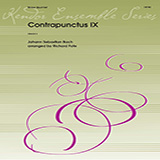 Download or print Contrapunctus IX (arr. Richard Fote) - 1st Bb Trumpet Sheet Music Printable PDF 2-page score for Classical / arranged Brass Ensemble SKU: 405070.
