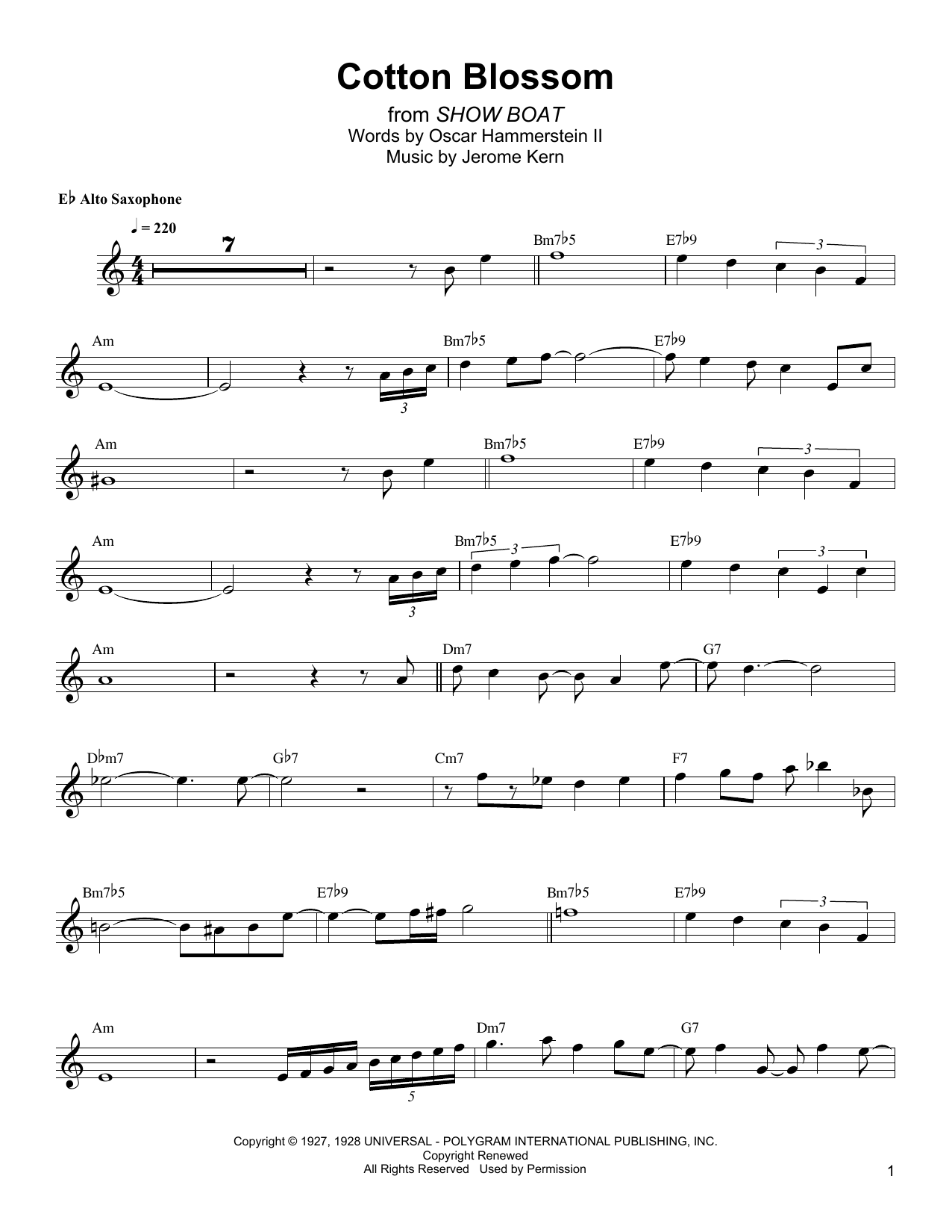 Download Bud Shank Cotton Blossom Sheet Music