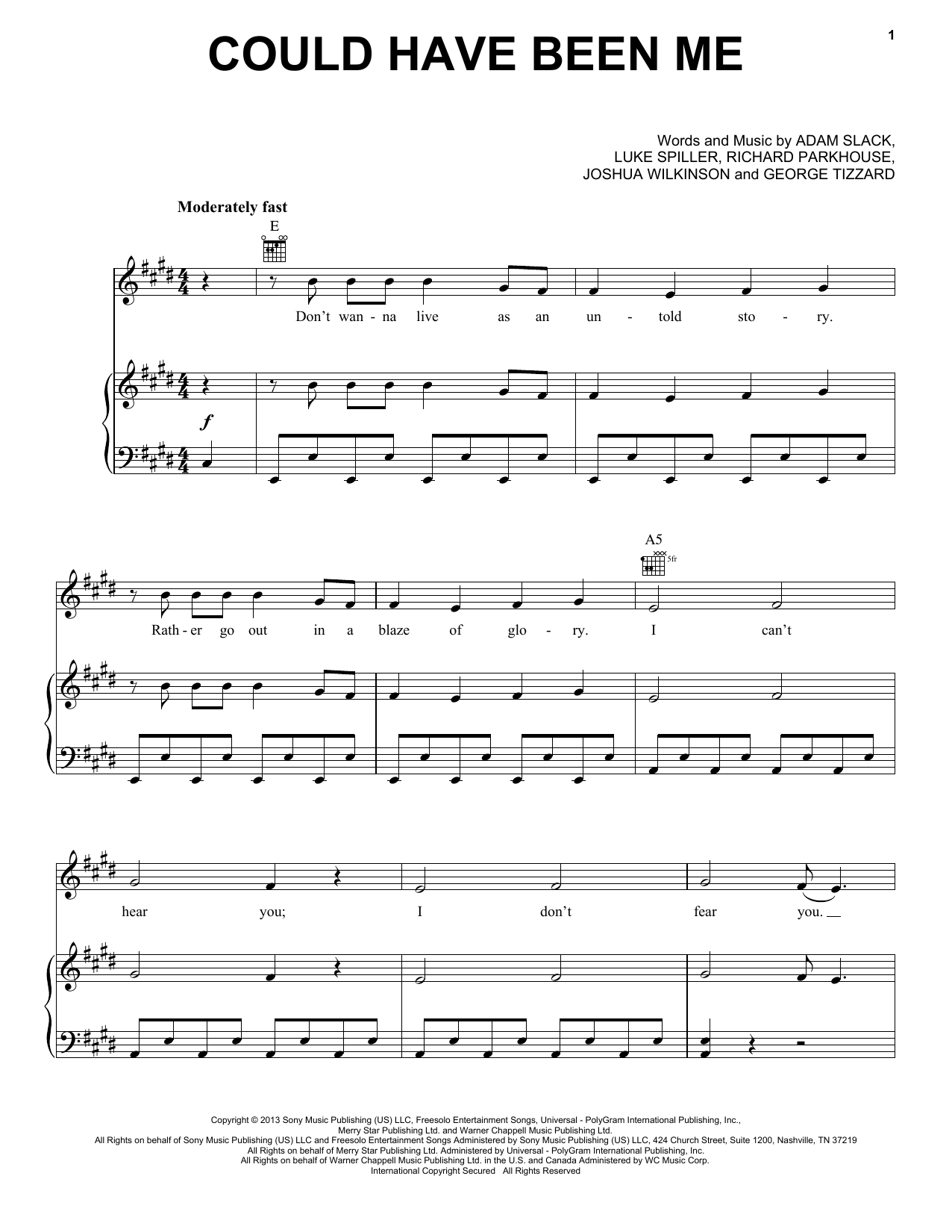 Download Halsey Could Have Been Me (from Sing 2) Sheet Music