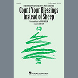 Download or print Count Your Blessings Instead Of Sheep (from White Christmas) (arr. Kirby Shaw) Sheet Music Printable PDF 3-page score for Standards / arranged SATB Choir SKU: 453295.