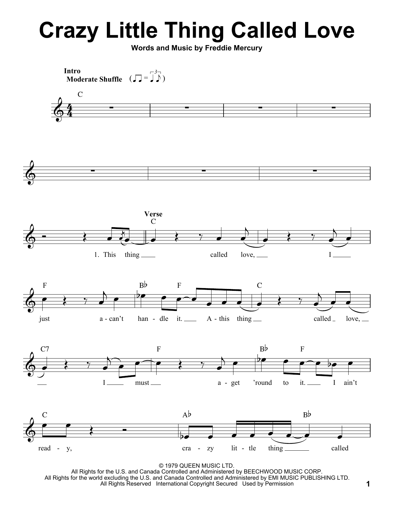 Download Michael Bublé Crazy Little Thing Called Love Sheet Music