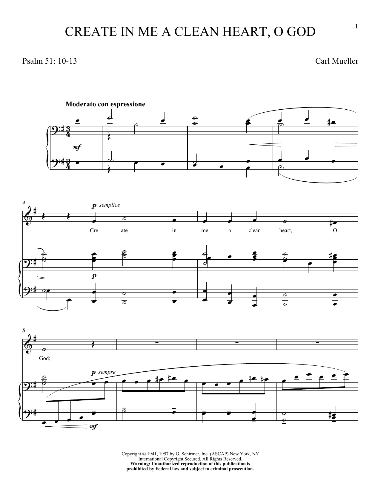 Download Keith Green Create In Me A Clean Heart, O God Sheet Music