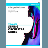 Download or print Criancas Da Canoa (Canoe Children) - 2nd Violin Sheet Music Printable PDF 2-page score for Concert / arranged Orchestra SKU: 351358.