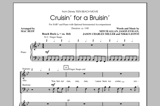 Download Ross Lynch Cruisin' For A Bruisin' (from Teen Beac Sheet Music