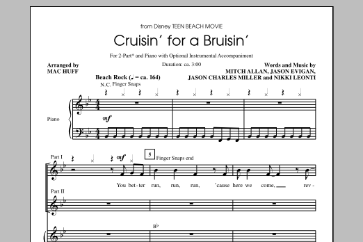 Download Mac Huff Cruisin' For A Bruisin' Sheet Music