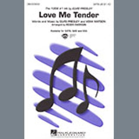 Love Me Tender (arr. Roger Emerson) Elvis Presley 438912