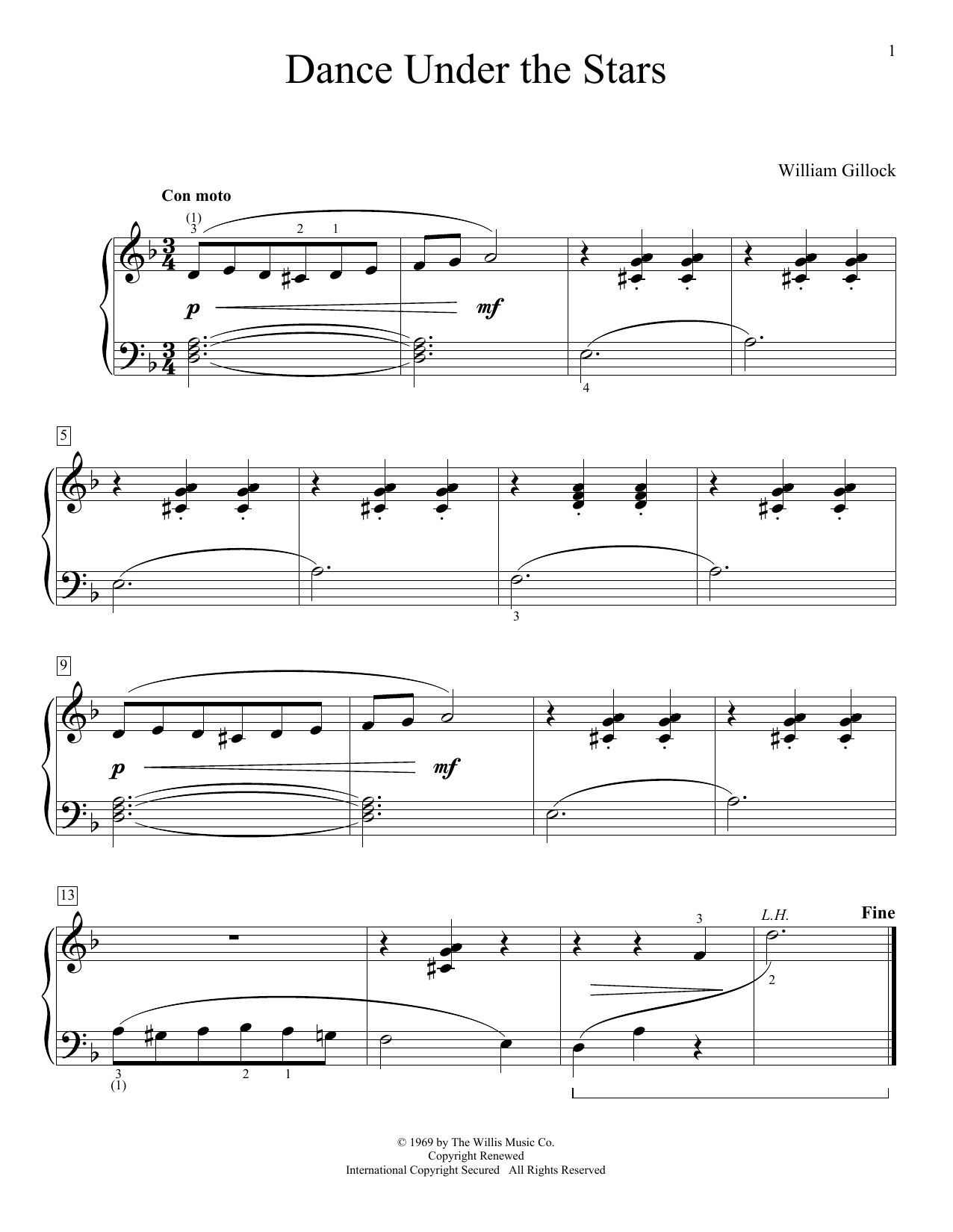 Download William Gillock Gypsy Camp Sheet Music