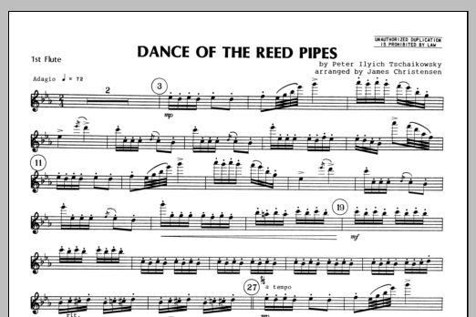 Download Christensen Dance Of The Reed Pipes - Flute 1 Sheet Music