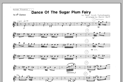 Download Daniel Dorff Dance Of The Sugar Plum Fairy - 1st Bb Sheet Music