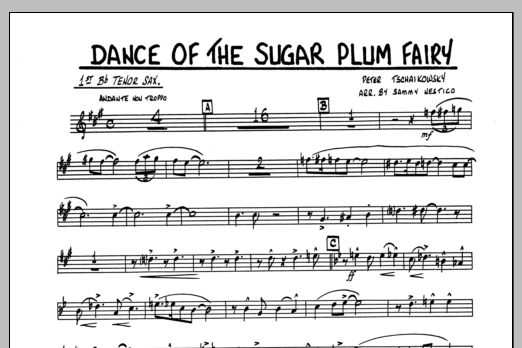 Download Sammy Nestico Dance Of The Sugar Plum Fairy - 1st Bb Sheet Music
