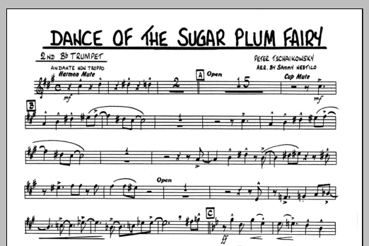 Download Sammy Nestico Dance Of The Sugar Plum Fairy - 2nd Bb Sheet Music