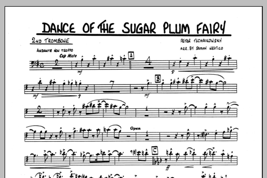 Download Sammy Nestico Dance Of The Sugar Plum Fairy - 2nd Tro Sheet Music