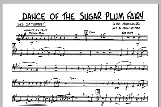 Download Sammy Nestico Dance Of The Sugar Plum Fairy - 3rd Bb Sheet Music