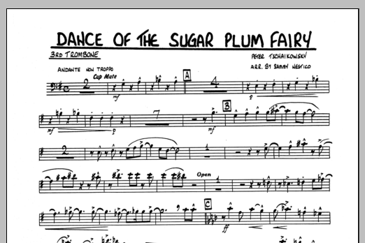 Download Sammy Nestico Dance Of The Sugar Plum Fairy - 3rd Tro Sheet Music
