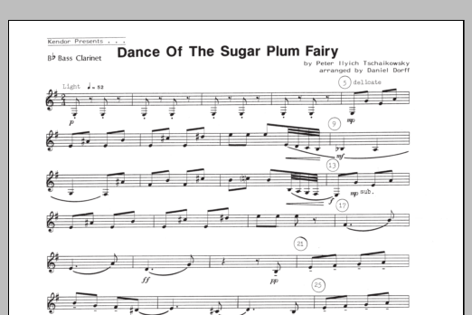 Download Daniel Dorff Dance Of The Sugar Plum Fairy - Bb Bass Sheet Music