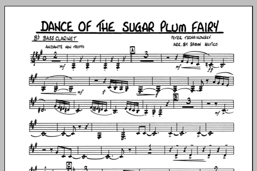 Download Sammy Nestico Dance Of The Sugar Plum Fairy - Bb Bass Sheet Music