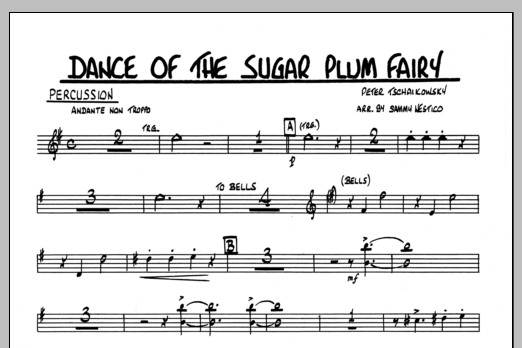Download Sammy Nestico Dance Of The Sugar Plum Fairy - Percuss Sheet Music