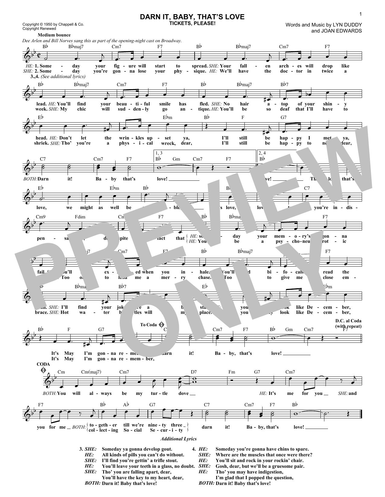 Download Steve Lawrence and Eydie Gorme Darn It, Baby, That's Love Sheet Music