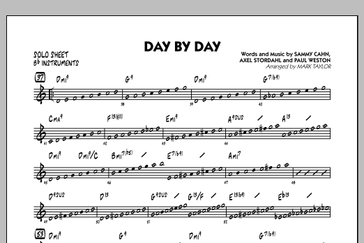 Download Mark Taylor Day by Day - Bb Solo Sheet Sheet Music