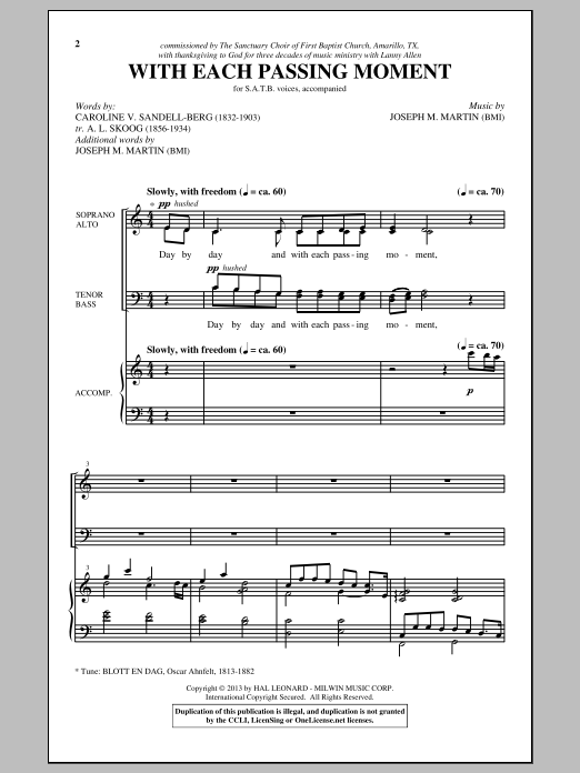 Download Joseph M. Martin Day By Day Sheet Music