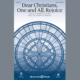 Download or print Dear Christians One And All, Rejoice Sheet Music Printable PDF 15-page score for Sacred / arranged SATB Choir SKU: 254145.