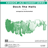 Download or print Deck the Halls - Bass Sheet Music Printable PDF 2-page score for Christmas / arranged Jazz Ensemble SKU: 336715.
