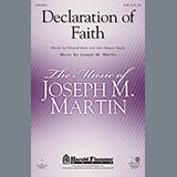 Download or print Declaration Of Faith - Percussion 1 & 2 Sheet Music Printable PDF 4-page score for Christian / arranged Choir Instrumental Pak SKU: 305539.