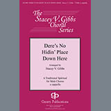 Download or print Dere's No Hidin' Place Down Here (arr. Stacey V. Gibbs) Sheet Music Printable PDF 7-page score for Concert / arranged TTBB Choir SKU: 430917.
