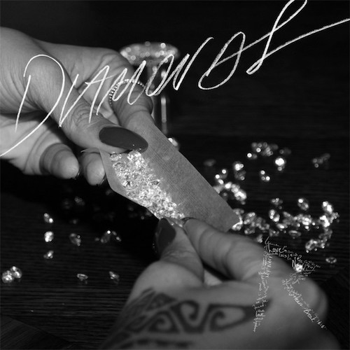 Download Rihanna Diamonds Sheet Music and Printable PDF Score for Piano, Vocal & Guitar (Right-Hand Melody)