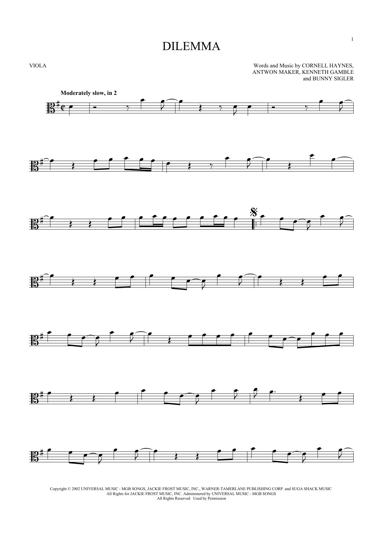 Download Nelly Dilemma (feat. Kelly Rowland) Sheet Music