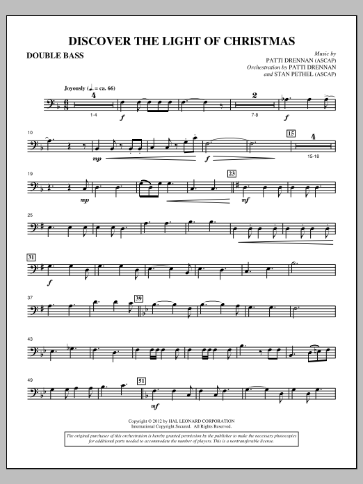 Download Patti Drennan Discover The Light Of Christmas - Doubl Sheet Music
