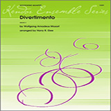 Download or print Divertimento - Bb Bass Clarinet Sheet Music Printable PDF 1-page score for Classical / arranged Woodwind Ensemble SKU: 330750.