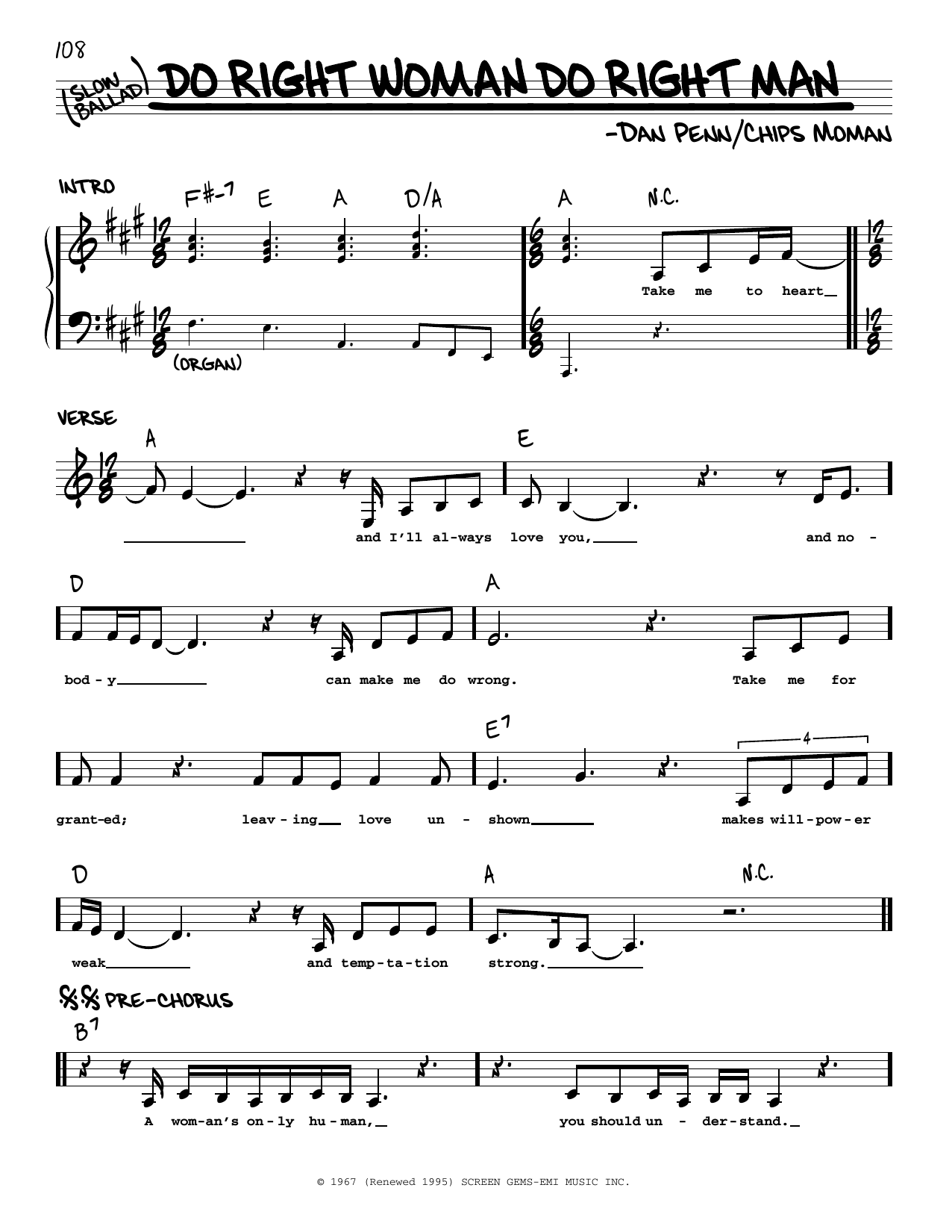 Download Aretha Franklin Do Right Woman, Do Right Man Sheet Music