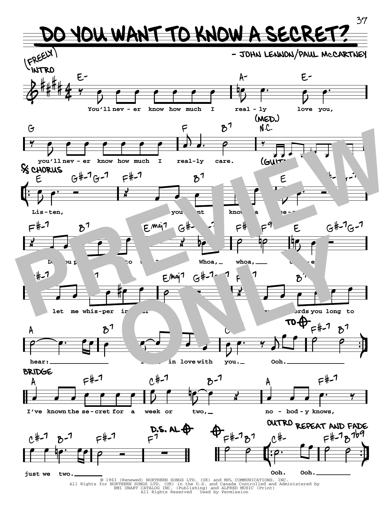 Download The Beatles Do You Want To Know A Secret? [Jazz ver Sheet Music