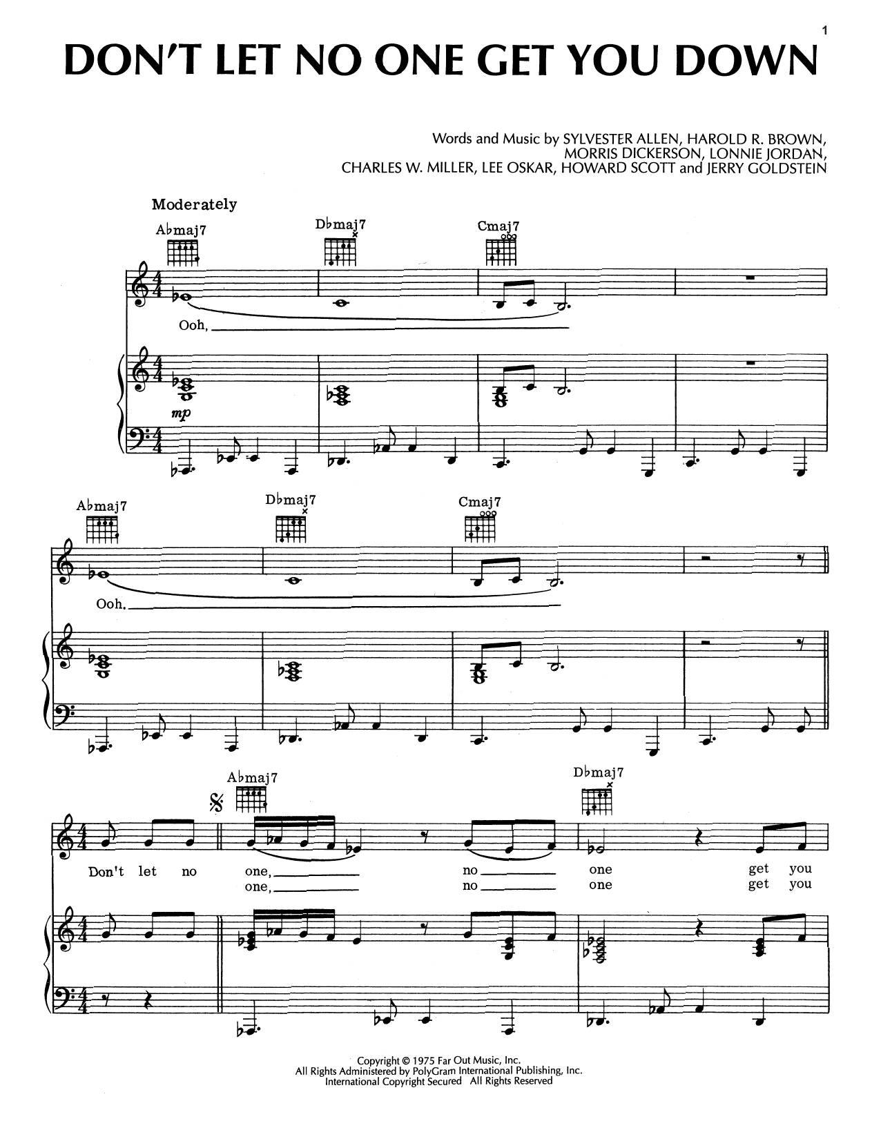 Download War Don't Let No One Get You Down Sheet Music