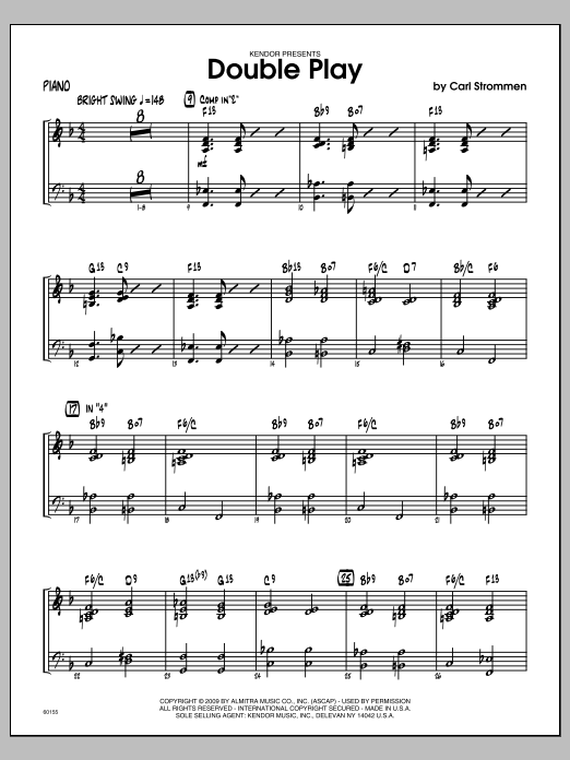 Download Carl Strommen Double Play - Piano Sheet Music