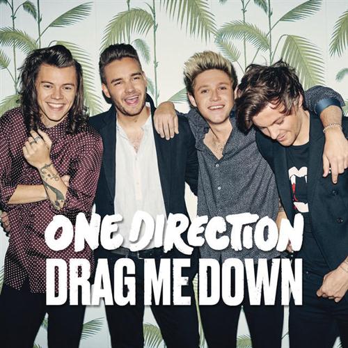 Download One Direction Drag Me Down Sheet Music and Printable PDF Score for Piano, Vocal & Guitar + Backing Track