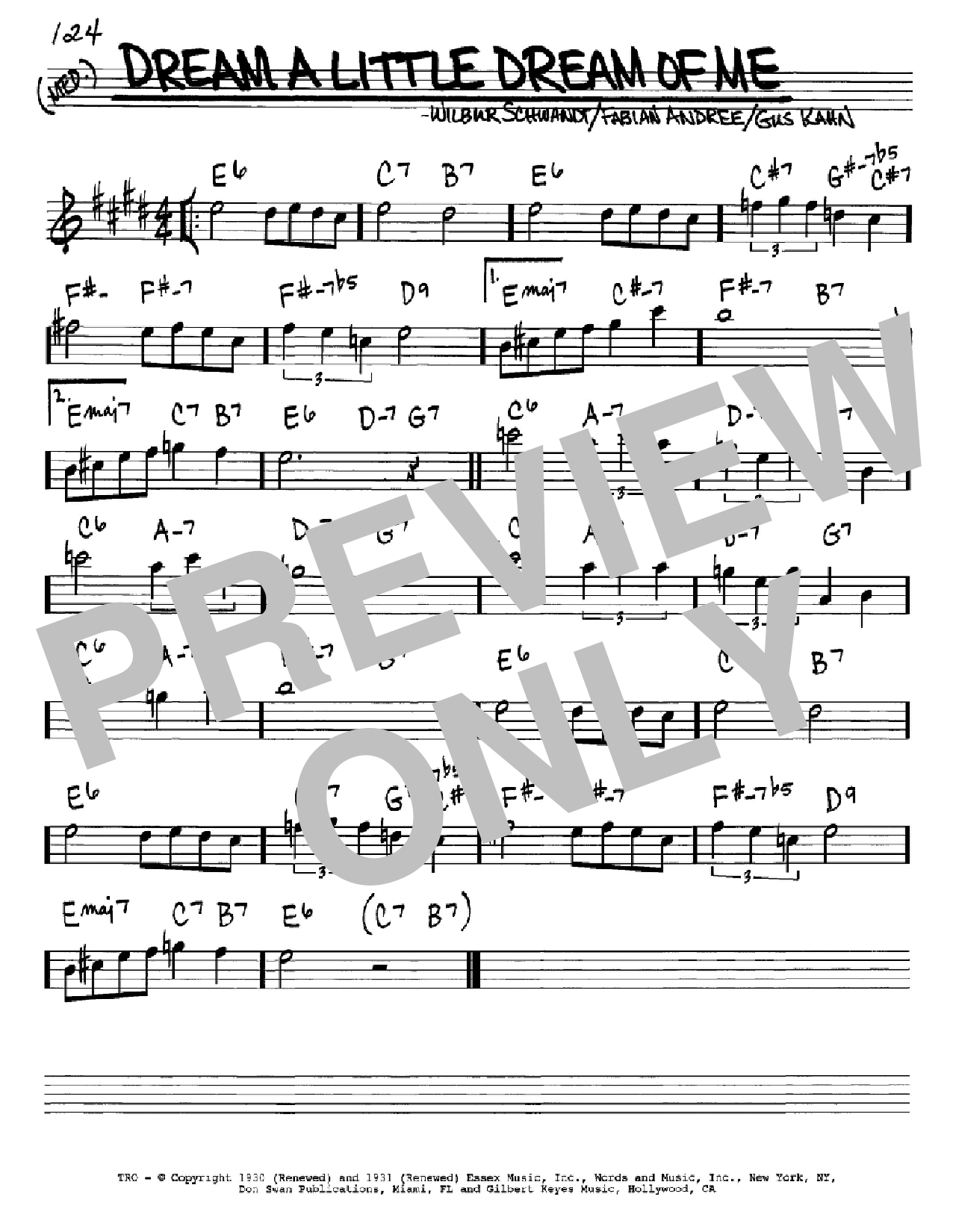 Download Louis Armstrong Dream A Little Dream Of Me Sheet Music